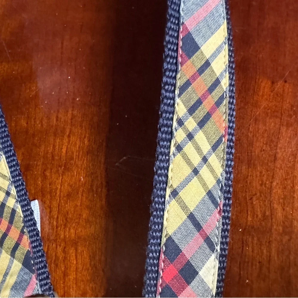 Janie and Jack Picnic blue madras plaid belt Size 2T to 3